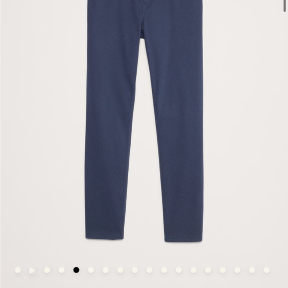 🏷️ New Men’s Banana Republic Blue Grey Travel Jean Slim Fit 31x32 NWT - Picture 4 of 6